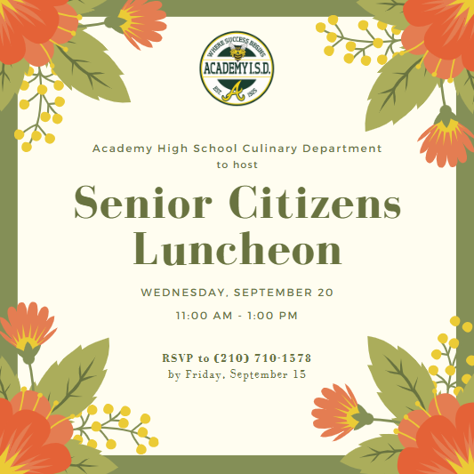  senior citizens lunch